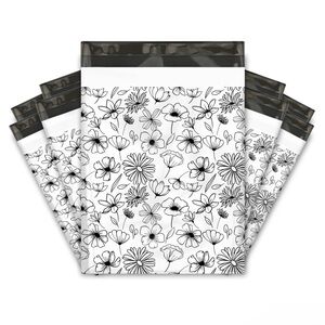 20 ct 19x24 floral poly mailers
